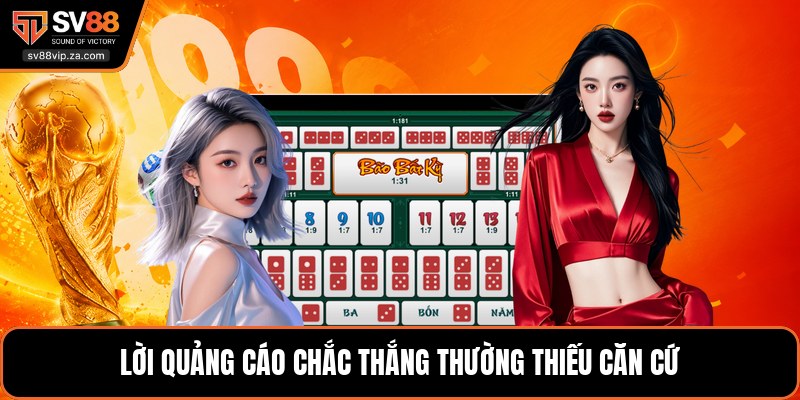 Tool Hack Xóc Đĩa - Có Thật Không Và Vì Sao Nên Cảnh Giác 4 Lời quảng cáo chắc thắng thường thiếu căn cứ