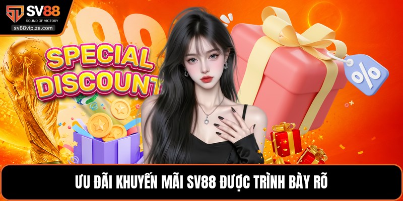 Khuyến Mãi SV88 - Cập Nhật Chương Trình Thưởng Đáng Chú Ý 1 Ưu đãi khuyến mãi SV88 được trình bày rõ